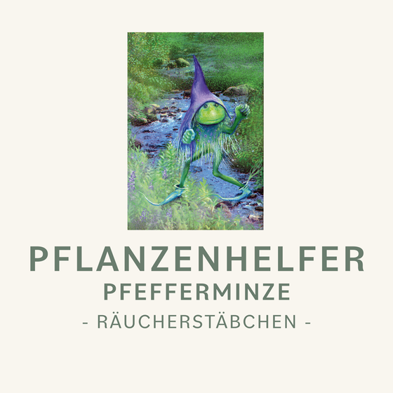 Pfefferminz Pflanzenhelfer Räucherstäbchen 12er-Pack
