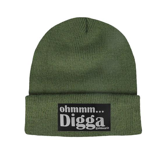 goldmarie Beanie Mütze OHMMM DIGGA - olive