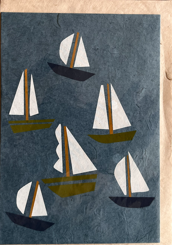 Daphne Karte "Segelboote"