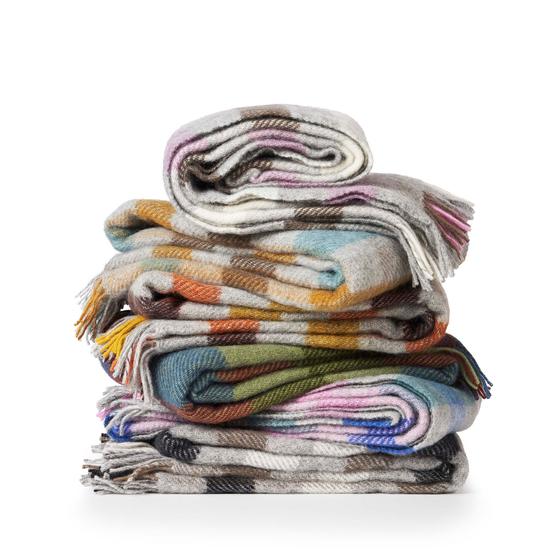 Wolldecke von Klippan Gotland MULTI