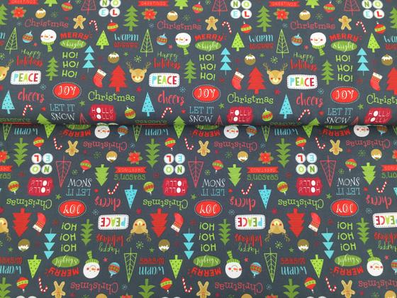Baumwolle Happy Holidays