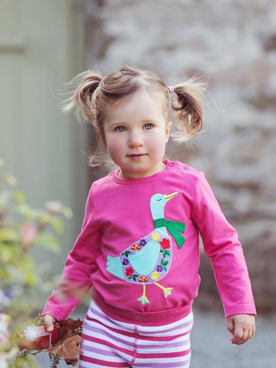 Langarmshirt "Casey The Goose", Baumwolle