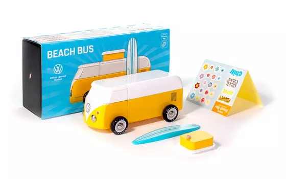 VW Beach Bus Sunset von Candylab
