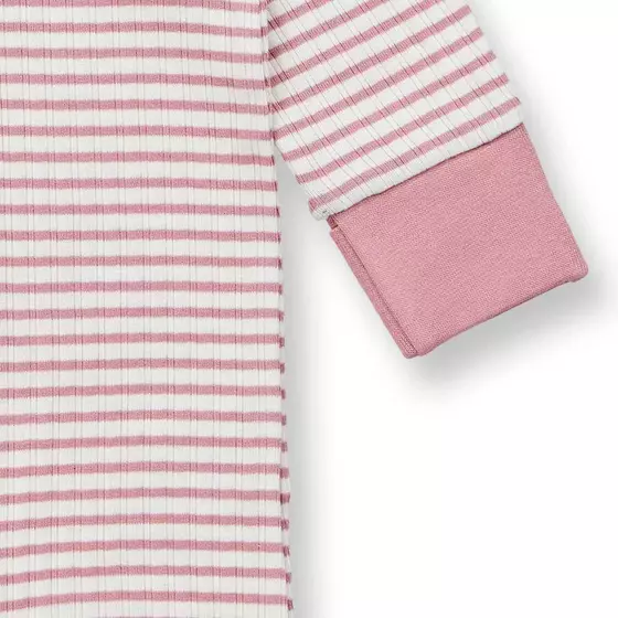 Sense Organics Strampler Tona Dusty Rose Stripes