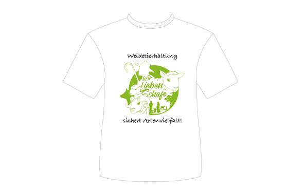 Herren T-Shirt, Motiv Weidetierhaltung