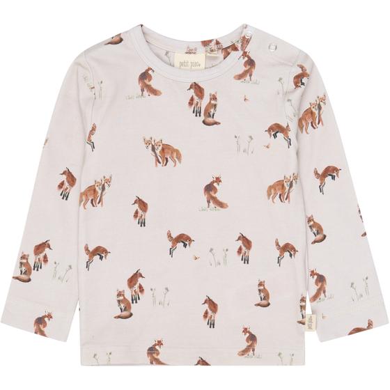 Petit Piao Langarmshirt Star Morn Fox Gray