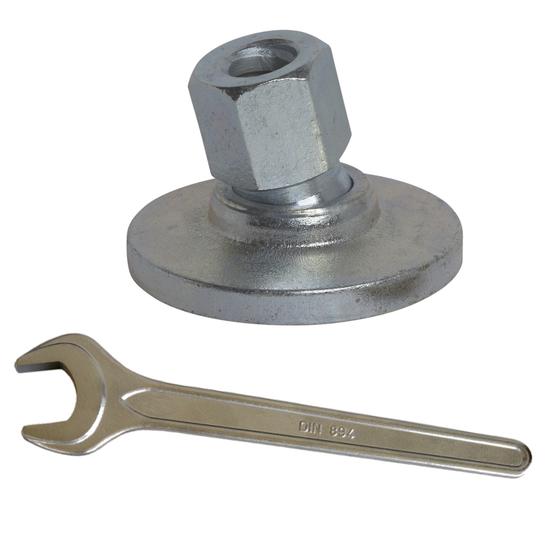 Bewegliche Kugelgelenkflansch-Mutter <br> Ø 80 mm