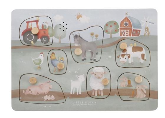 Little Dutch Sound-Greif-Puzzle Little Farm