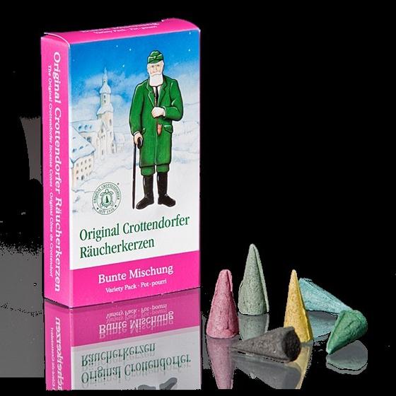Räucherkerzen Bunte Mischung Original Crottendorfer