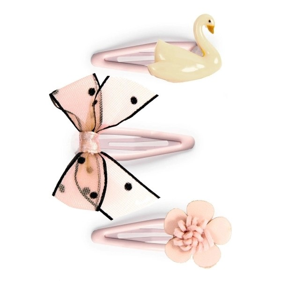 Haarclips Violette, 3er-Set