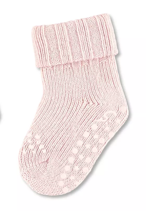 Krabbelsöckchen Woll-Mix, rosa