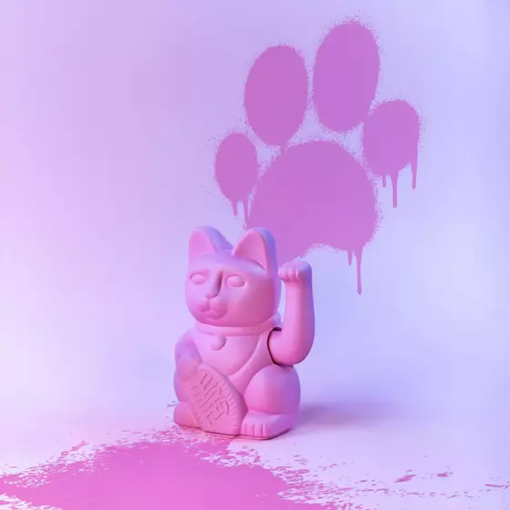 DONKEY Winkekatze LUCKY CAT 330550 rosa - Rebellion