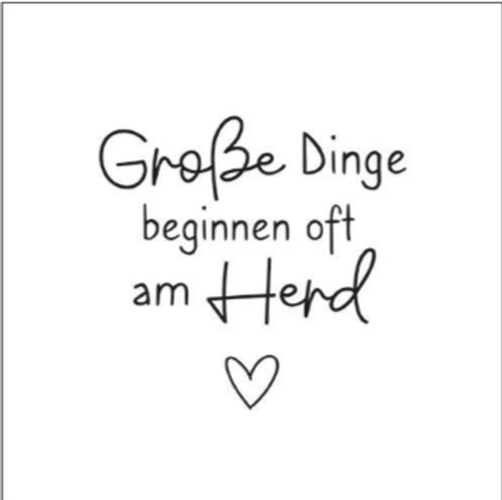 Servietten | Papier-/ Lunchservietten Grosse Dinge 