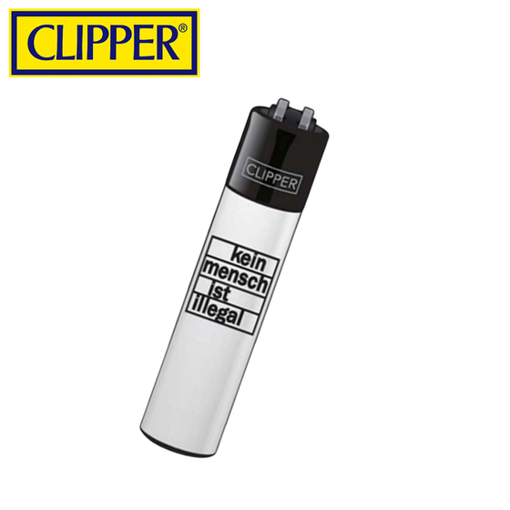 Feuerzeug, CLIPPER®, Kein Mensch, weiß