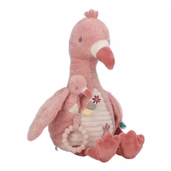 Little Dutch Aktivitäten Kuscheltier Safari Friends Flamingo Rosa