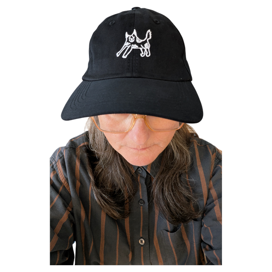 Baseball Cap Hund Schwarz