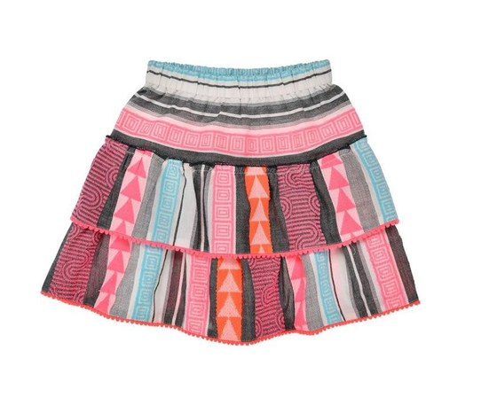 Volant-Rock "Graphic", Baumwolle