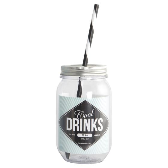 Becher | Trinkbehälter mit Strohhalm Cool Drinks