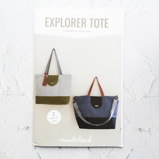 chnittmuster - Explorer Tote  - Noodlehead