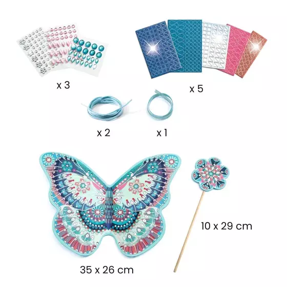 Djeco Do It Yourself Feenflügel Und Zauberstab