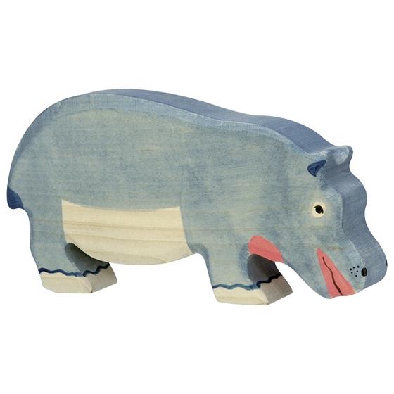 Holztiger Holztier Nilpferd