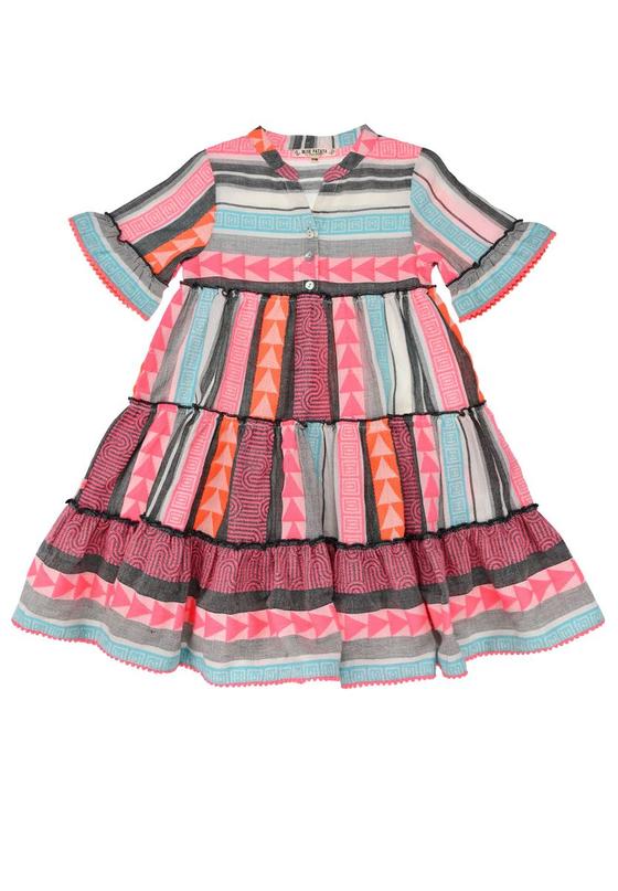 Stufen-Kleid "Graphic", Baumwolle