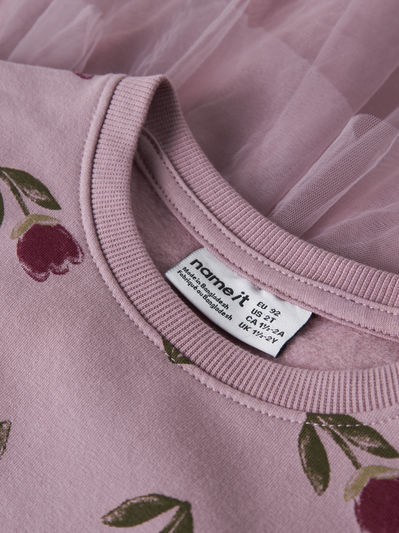 Name It Sweat Dress Tulip Lilac