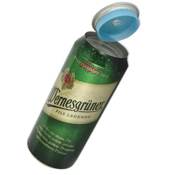 Geheimversteck, Wernesgrüner Pils, geöffnet