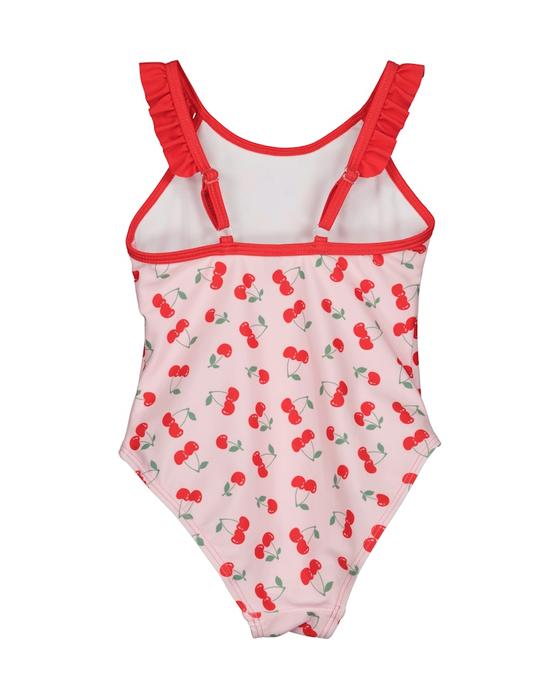 Badeanzug "Kirschen", UV50+, rosa