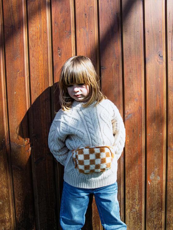 Rockahula Kids Bauchtasche Karomuster