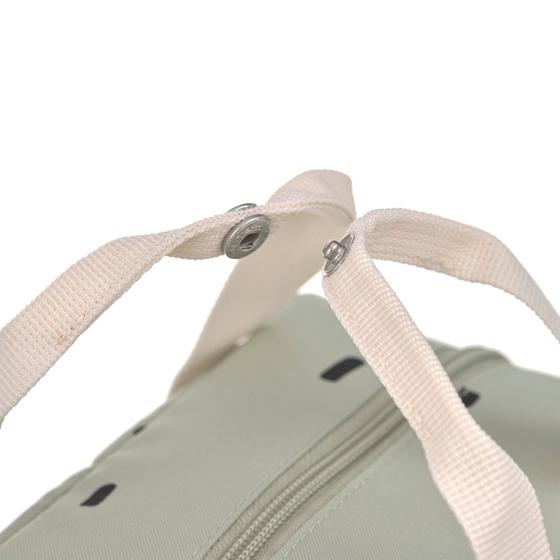 Lässig Kindergartenrucksack Square Happy Prints Oliv