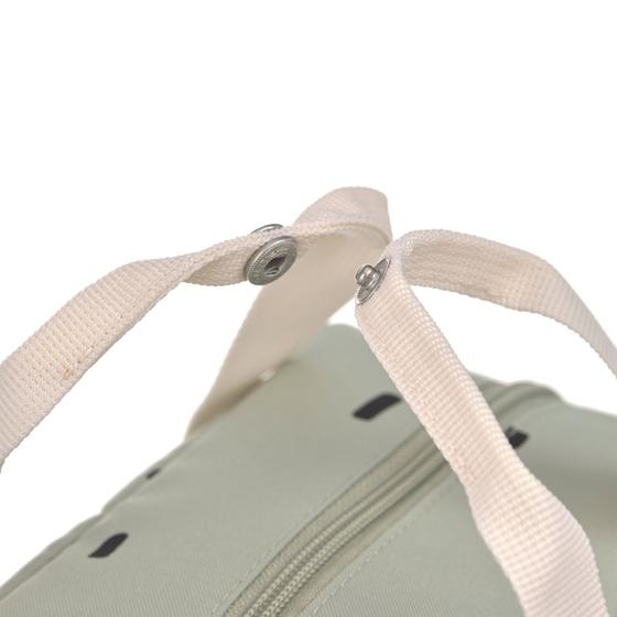 Lässig Kindergartenrucksack Square Happy Prints Oliv