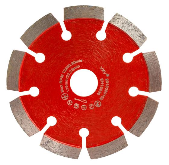 Diamant Mörtelfugenräumer <br> Ø 125 mm <br> Segmentbreite 6 - 10 mm <br> Universelle Anwendung