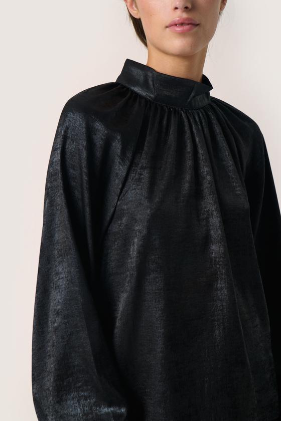 SOAKED Bluse SLElvie Ronya 30408175 - schwarz mit Schimmer