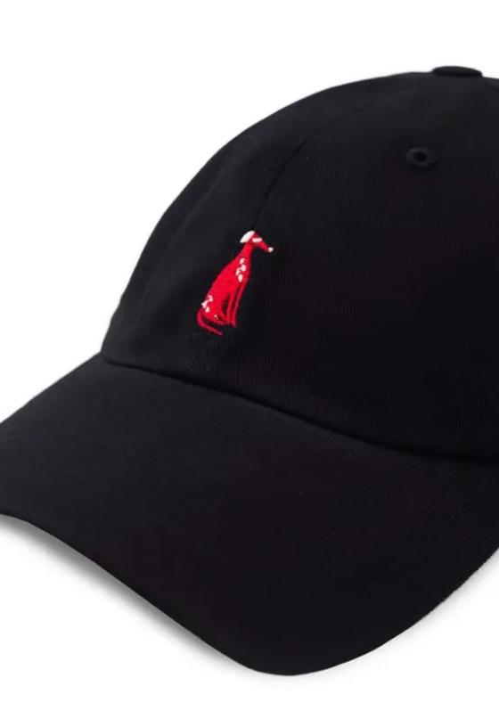 Baseball Cap Dog Black