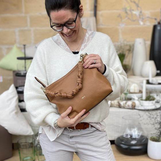 abro SOLEY Umhängetasche, cognac