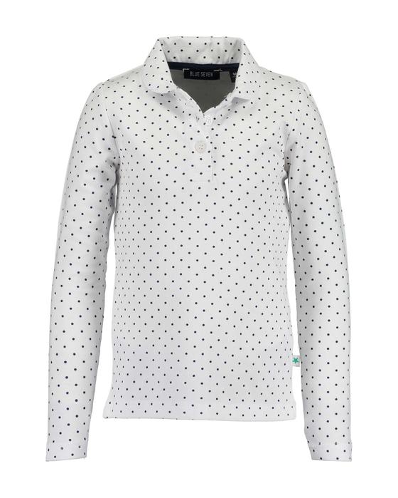 Poloshirt, Sweatbluse im süßen Pünktchen-Design