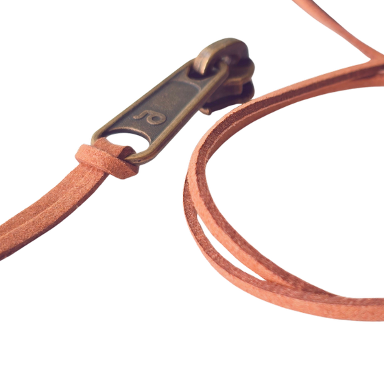 Kunstleder Kordel braun