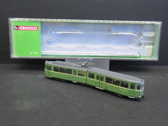 Arnold (Hornby) 2172 Straßenbahn DUEWAG GT6 grün Vestische mit Decoder Spur N OVP