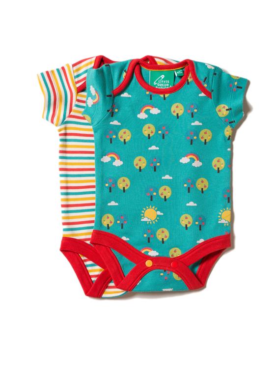 2er-Set Bodys "Beyond the Rainbow", Biobaumwolle, Fairtrade