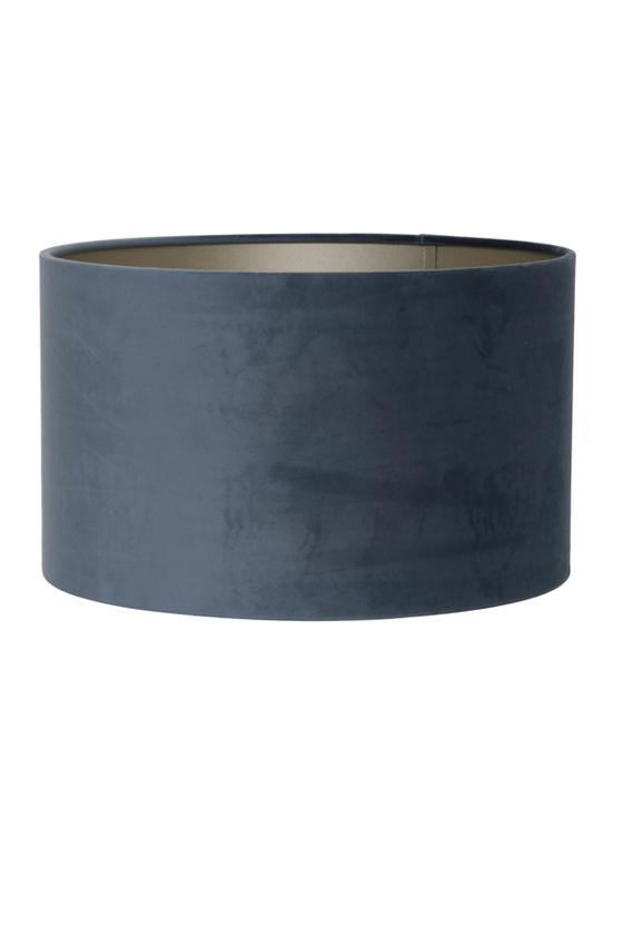 Lampenschirm | Zylinder VELOURS - dusty blue