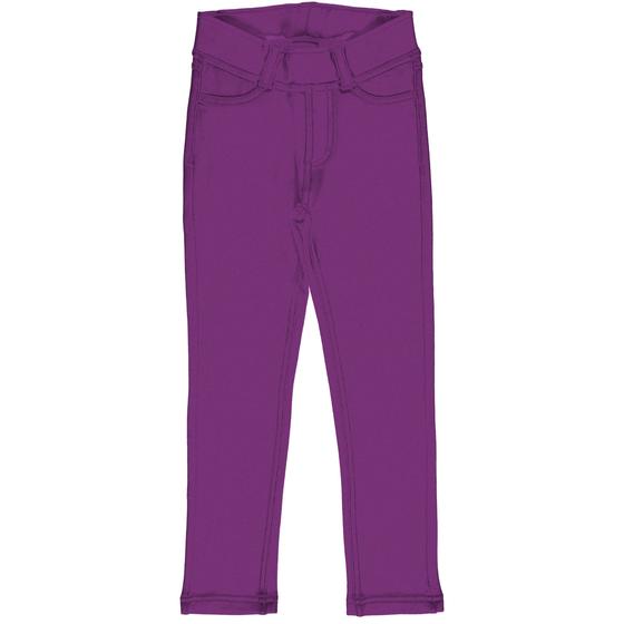 Treggings "Solid Violet", Biobaumwolle, GOTS-zertifiziert