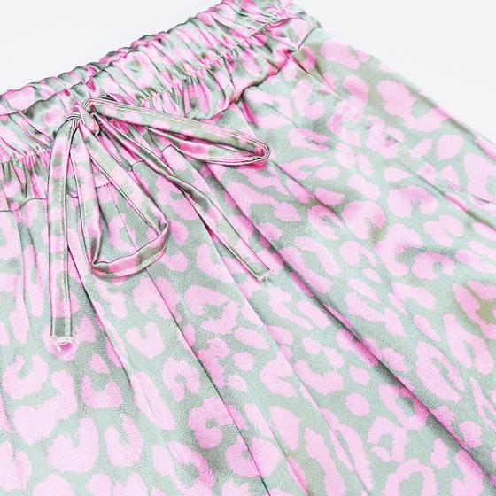 goldmarie Hose I BELIEVE IN DISCO  - Leo Muster - rose-silber 