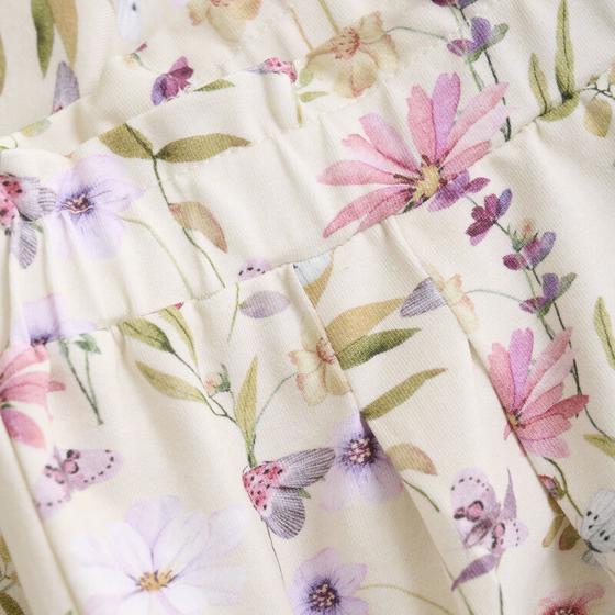 Shorts mit Blumenmuster, Biobaumwolle, GOTS-zertifiziert