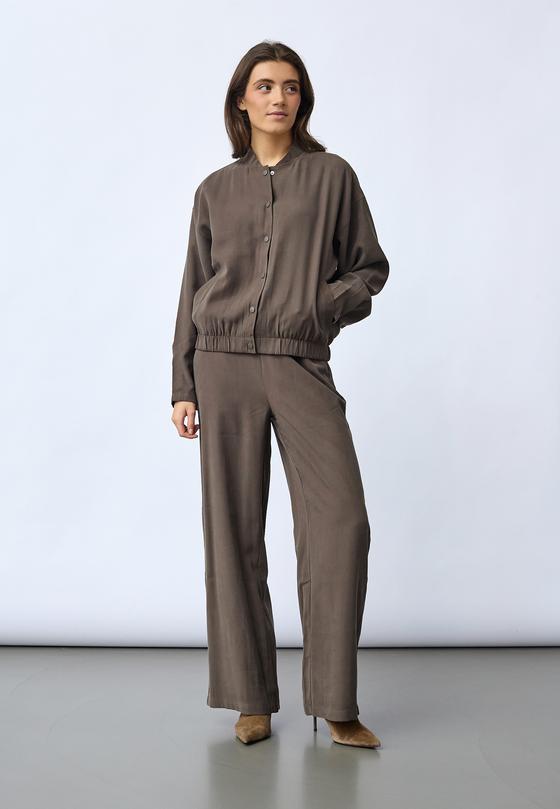 SISTERS POINT Bomberjacke Blouson Vabaia-Bomber1 - kaffee braun