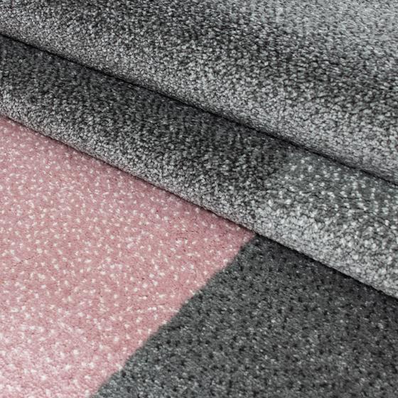 Lucca 160 x 230 cm siyah pembe