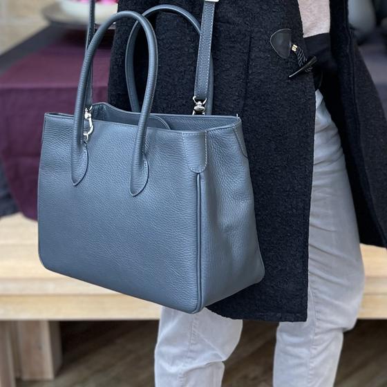 Maxima Handtasche mittel tortora, taubengrau