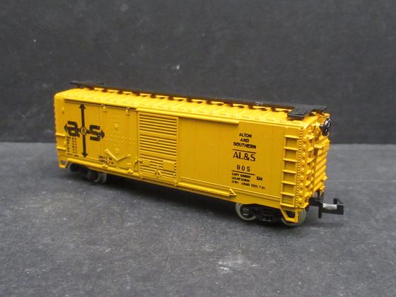 Atlas 4325 Alton and Southern AL&S 905 40' Standard Boxcar gelb Spur N