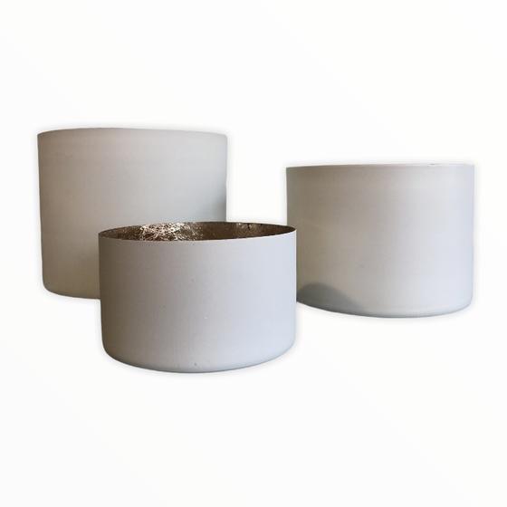 Gift Company Chennai Windlicht L weiß/ gold