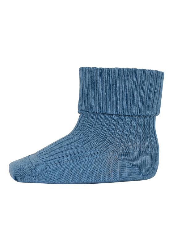 MP Denmark Baby Socken Merinowolle Ripp Provincial Blue